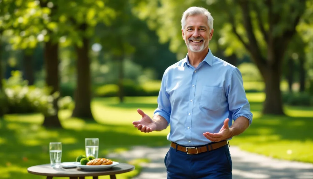ein arzt erklärt, warum ein kurzer spaziergang nach dem essen gesundheitsfördernd ist und wie er das wohlbefinden steigert.