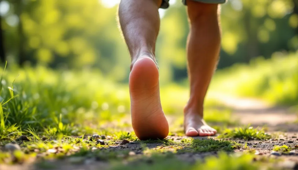 ein gesundheitsexperte erklärt die vorteile des regelmäßigen barfußlaufens für deine gesundheit und dein wohlbefinden.