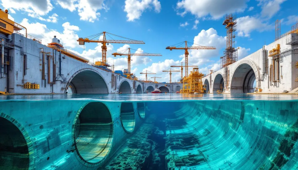 ein ingenieur erklärt die faszinierenden technischen details und die beeindruckende konstruktion des größten absenktunnels der welt.