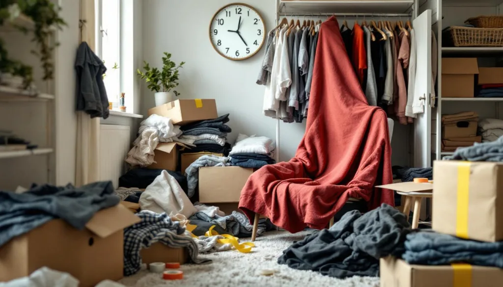 ein psychologe erklärt, warum das aufschieben beim kleideraussortieren ein zeichen für angst vor veränderung sein kann und wie man diese überwinden kann.