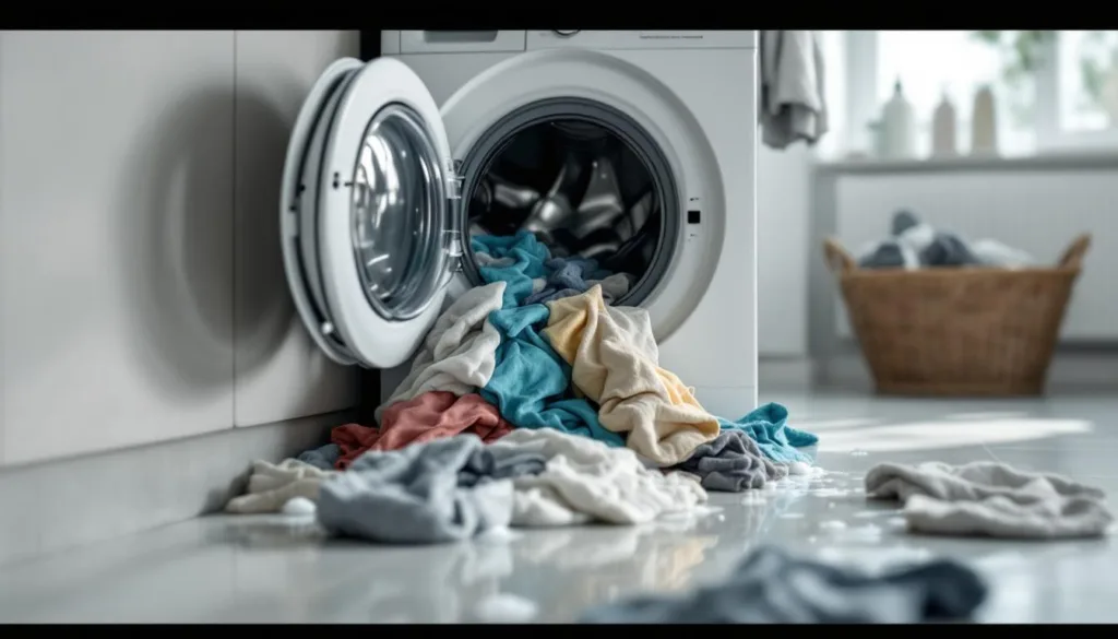 entdecken sie die unerwarteten folgen einer überladenen waschmaschine und wie sie solche probleme verhindern können.