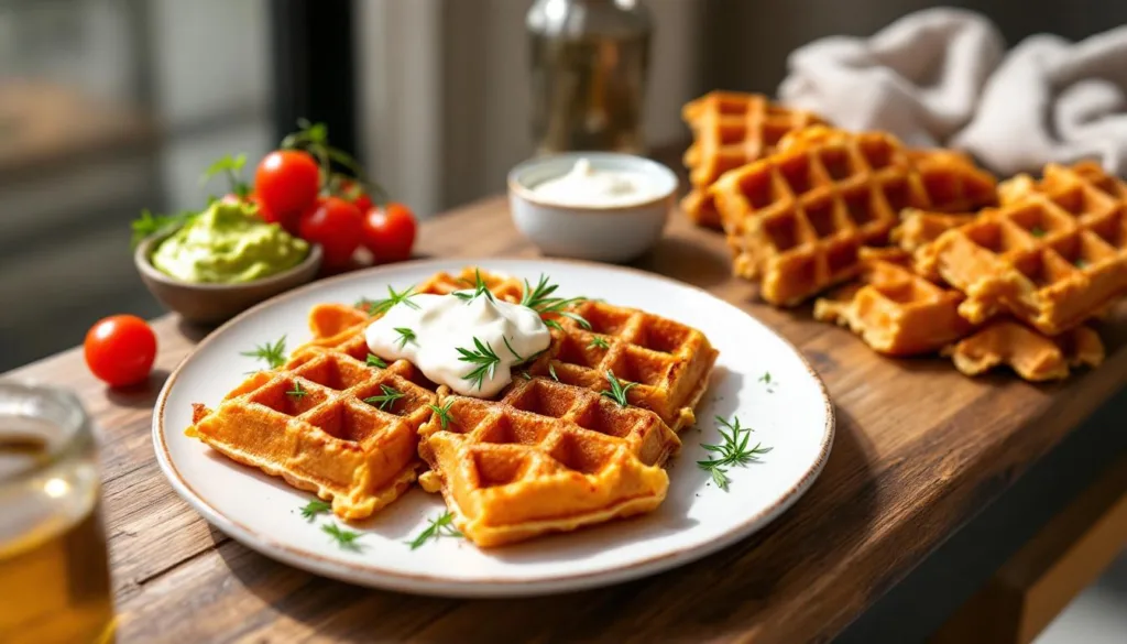 entdecken sie, wie herzhafte süßkartoffel-waffeln ihren brunch revolutionieren können – einfach, lecker und perfekt für einen besonderen start in den tag.