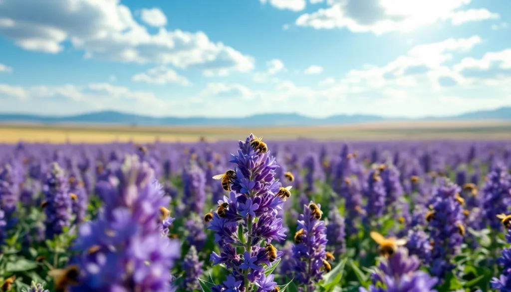 entdecken sie, wie innovative bauern in nevada ohne maschinen und pestizide alfalfa kultivieren und dabei millionen bienen zum schutz der umwelt einsetzen.