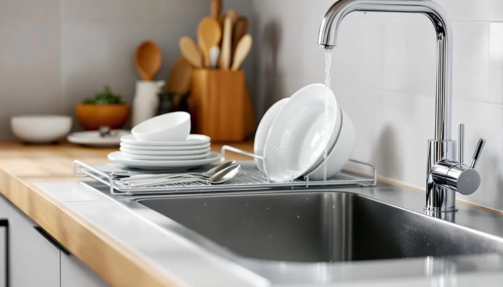 erfahren sie, wie sie ohne spülmaschine den abwasch doppelt so schnell erledigen können – innovative techniken für mehr effizienz in der küche.