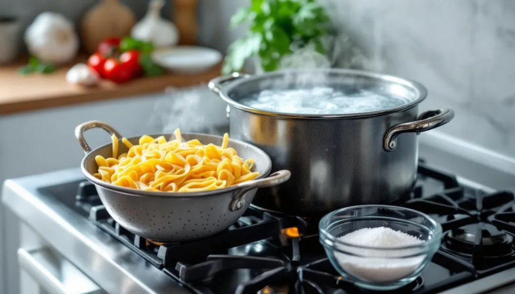 entdecken sie, welcher häufige fehler beim nudelnkochen ihnen entgehen könnte – mehr als nur salz beeinflusst das perfekte ergebnis.