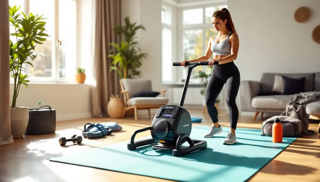 entdecke, wie du mit diesem decathlon-gerät effektiv bauchfett zu hause verbrennen und deine fitness verbessern kannst.