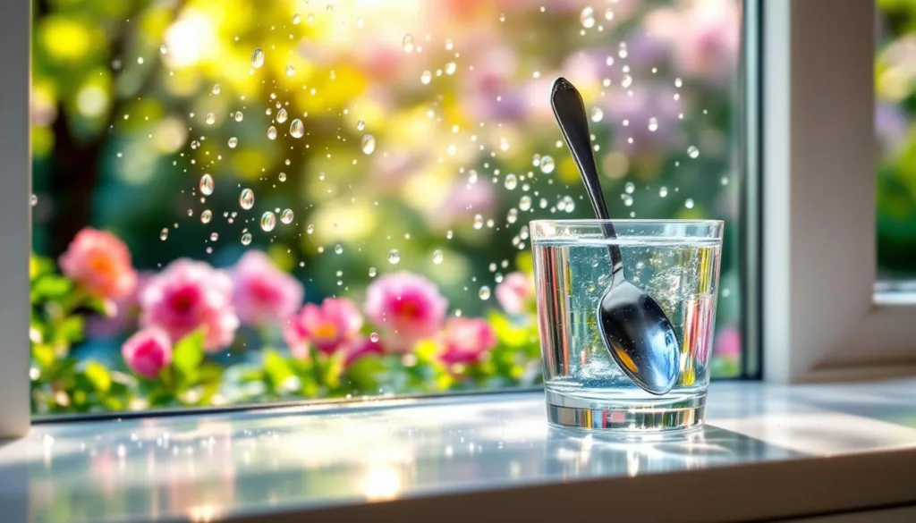 entdecke, warum deine fenster nach einem löffel wasser bis mai strahlend sauber bleiben und wie du diesen einfachen trick anwenden kannst.